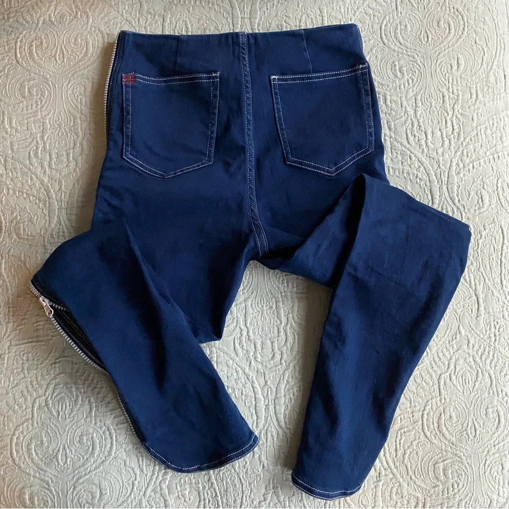 Urban Outfitters BDG Vanya Side-Zip Pinup Jeans Size 27 Denim Jeggings Straight - Picture 11 of 13